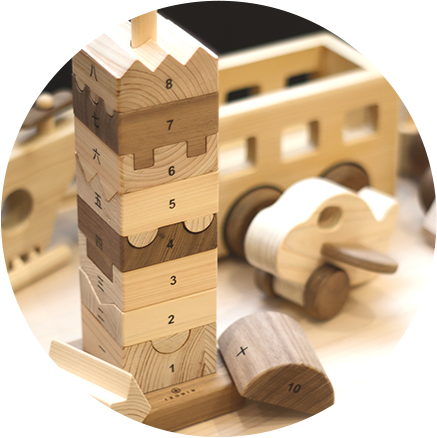 国産ヒノキのおもちゃ